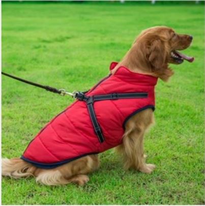 Crveni podesiv Šuškavi Prsluk prsluci jakna za psa