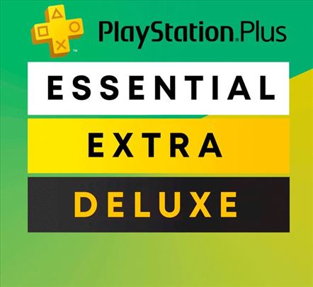 PlayStation Plus Essential Extra Deluxe PS+ PS5/4