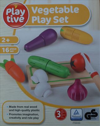 Povrće drveni set za sečenje