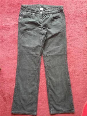 Tamno sive somot pantalone  42            