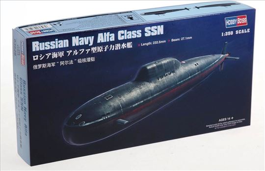 1:350 SSSR podmornica Alfa Class Attack Submarine 