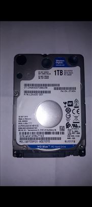 HDD WD 1TB 2.5" SATA III 128MB 5.400 WD10SPZX Blue