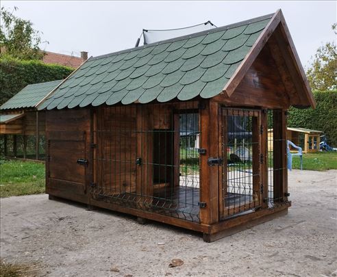 Kućice za pse i boks 2u1