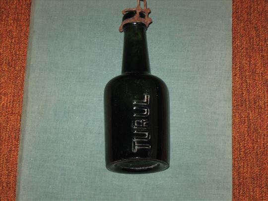 Turul - stara staklena flaša , bez čepa