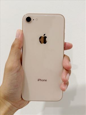iPhone 8 Gold 100% Helt