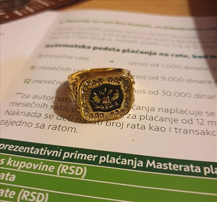 Prsten Dvoglavi Orao