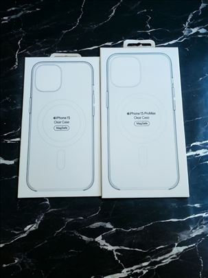 Apple Iphone 15 clear magsafe case novo