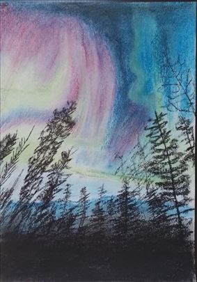 Aurora Borealis, dva crteža