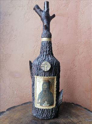 Sveti Jovan,ukrasna slavska flasa