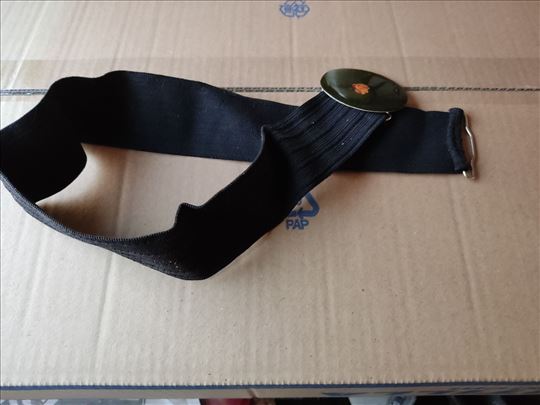 Zenski kais od elasticnog m, 65cm, 5 cm, crne boje