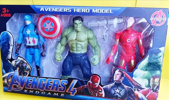 Marvel Avengers Captain America Hulk Iron Man 13cm