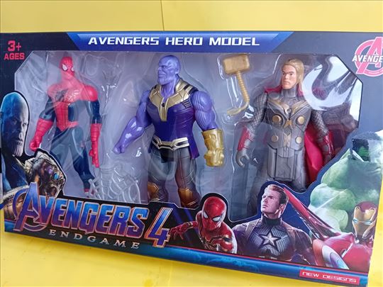 Marvel Spiderman i Thor vs Thanos 13/14 cm