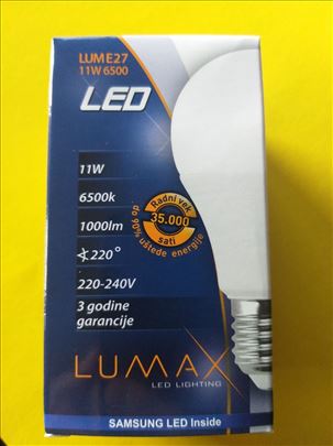 LUMAX LED sijalica LUME27-11W 6500K 1000 lm