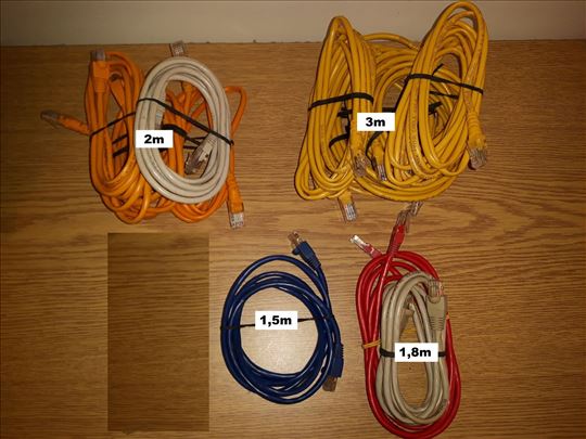 UTP LAN Mrežni Ethernet Patch kabel RJ45 -1m,2m,3m