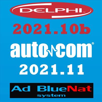 Softver Auto com 2021.11 i Delphi 2021.10b