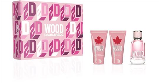 Dsquared wood pour femme set novo original