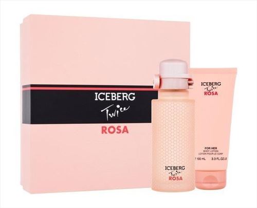  Iceberg twice rosa set novo original