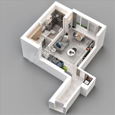 Garsonjera Vukov spomenik-Bulevar,novo, renovirano