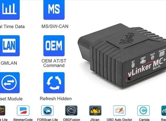 Vgate vLinker MC + V2.2 Bluetooth 4.0 BimmerCode F