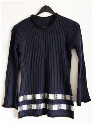 Vintage pamučna tunika - bluza vel. M malo zvonast