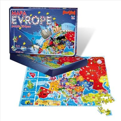 Mapa Evrope Pertini puzzle