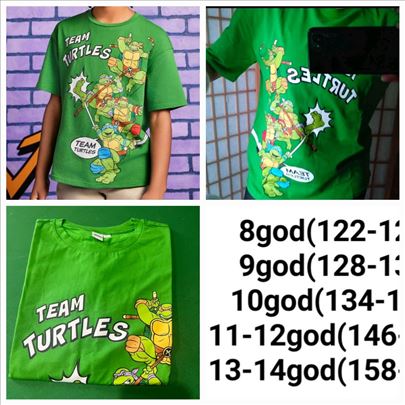 Nindža kornjače zelena majica-naručivanje dok traj