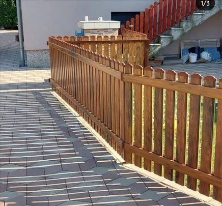 PVC letvice za kapije, terase, ograde u vise boja!