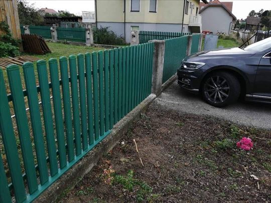 PVC ograde za kapije, terase, u više boja, novo