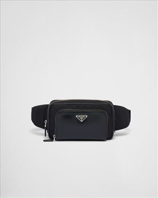 Prada  Re-Nylon and Saffiano leather belt bag