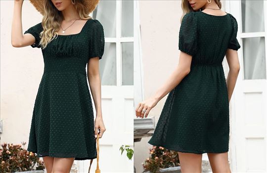 Clear Love chiffon haljina XXL novo