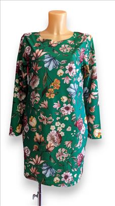 NEW COLLECTION slim fit pencil floral haljina S/M