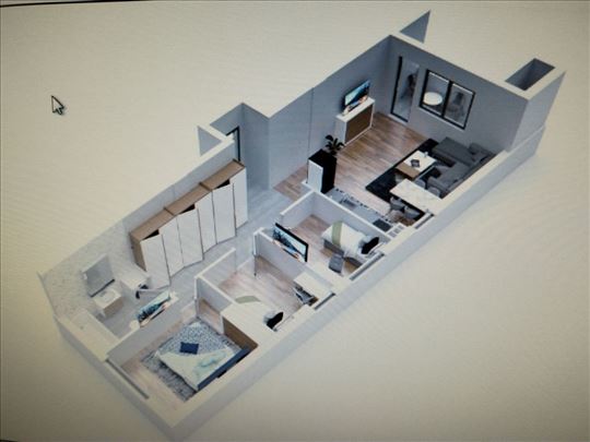 Bulevar Evrope, 75 m2, Četvorosoban sa pdv