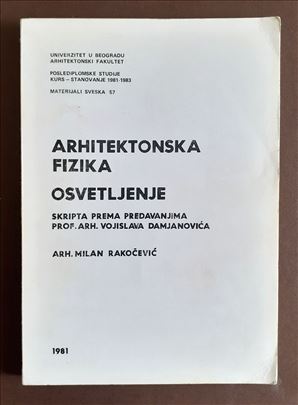 Arhitektonska fizika - osvetljenje , M. Rakočević