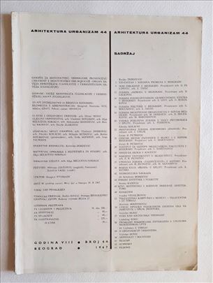 Arhitektura Urbanizam , br. 44, 1967. god.