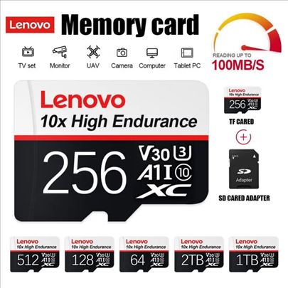 128 GB Lenovo 10 x High Endurance SD Memorijska ka