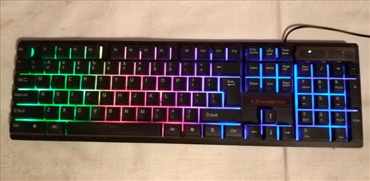 Tastatura Gaming svetleca 3 slova izlizana,ostalo 