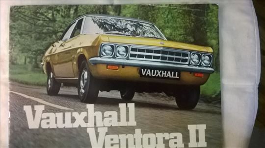 Prospekt Vauxhall Ventora II,A4 format,14 str.nem.