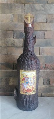 Sveti Djordje, Djurdjevdan ukrasna slavska flasa