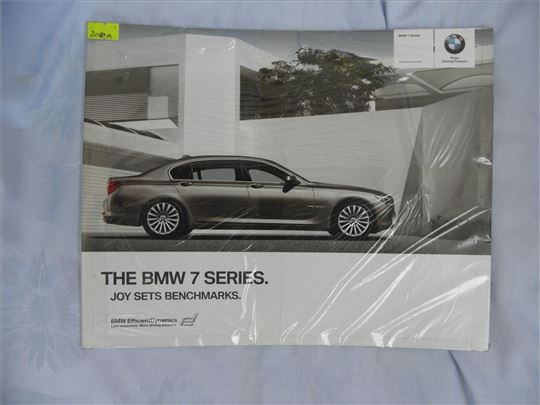 Prospekt BMW seria 7, meke korice, 2010, A4.