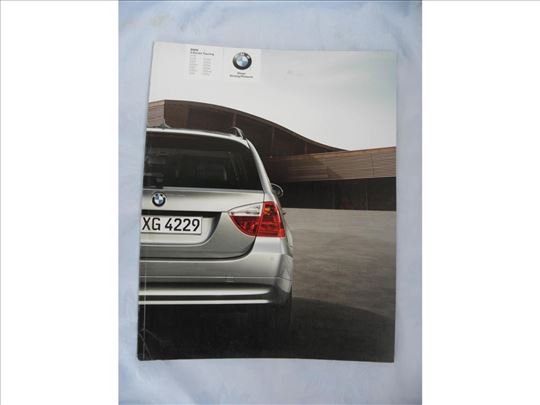 Prospekt BMW serija 3 touring, 67 str, A4, meke ko