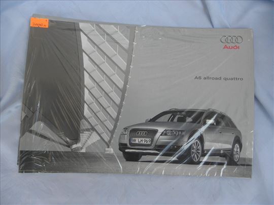 Prospekt Audi A6, eng jez, mart 2006.