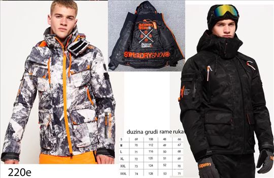 Superdry ski explosion, limited, hit 