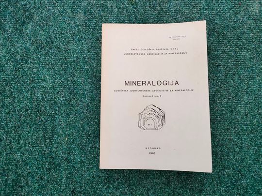 Mineralogija - godišnjak Jugoslovenske asocijacije