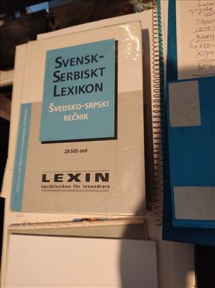 Švedsko srpski leksikon -recnik, 28500 reci