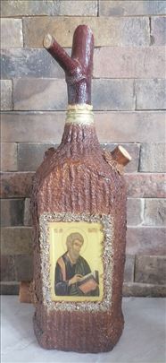 Sveti Matej ukrasna slavska flasa