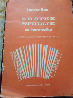 Kratke studije za harmoniku 2 etapa Šandor Ban