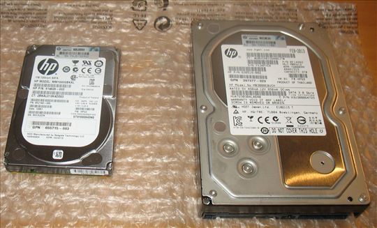 HP 2.5" 1TB i 3.5" 3TB Sata3 Serverski HotPlug HDD