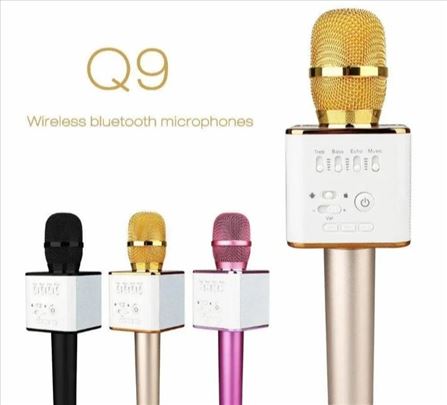 Mikrofon Q9 novo bezicni karaoke bluetooth akcija