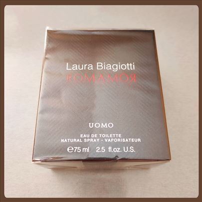 Laura Biagiotti Romamor 75 ml muški, original, nov