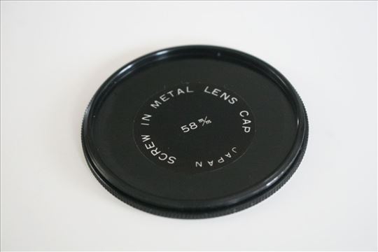 SCREW in metal lens cap 58mm
